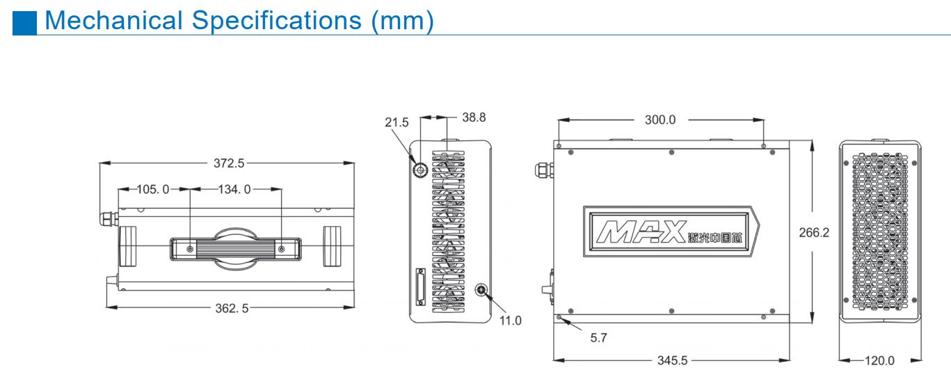 MFP-70W 70W Pulsed Fiber Laser,